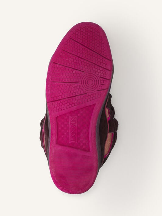 SNEAKER CURB AUS FILZ Lanvin SNEAKER CURB AUS FILZ Mittelrosa/Dunkelrosa FUSKDK12FELTA26