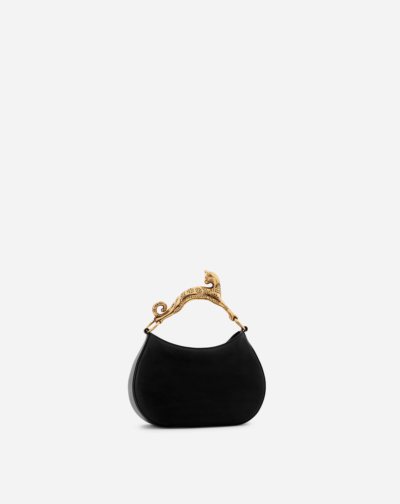Lanvin BORSA HOBO CAT IN PELLE Nero LWBGSHC1NAPAA21
