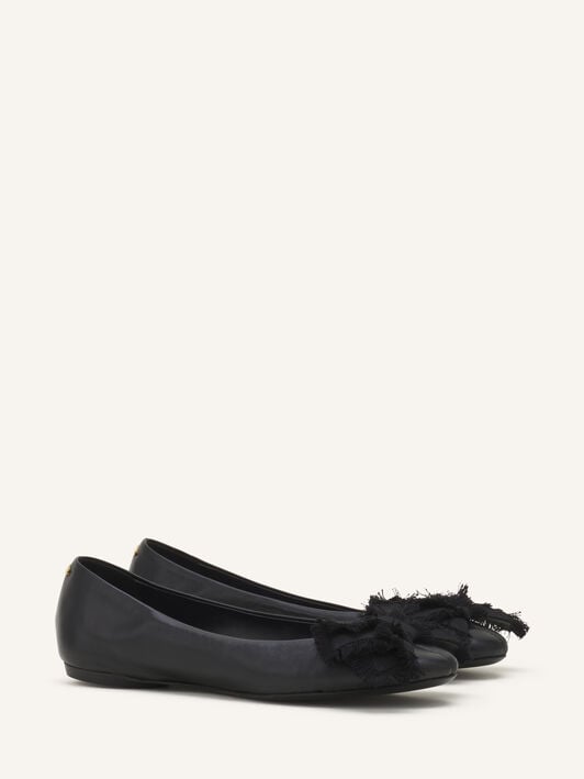BALLERINA THE BOW Lanvin BALLERINA THE BOW Schwarz FWBAMB0GNAPPA26