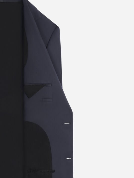 VESTE A BOUTONNAGE AVEC POCHE A RABAT Lanvin VESTE A BOUTONNAGE AVEC POCHE A RABAT Bleu Marine RMJA00054916P23