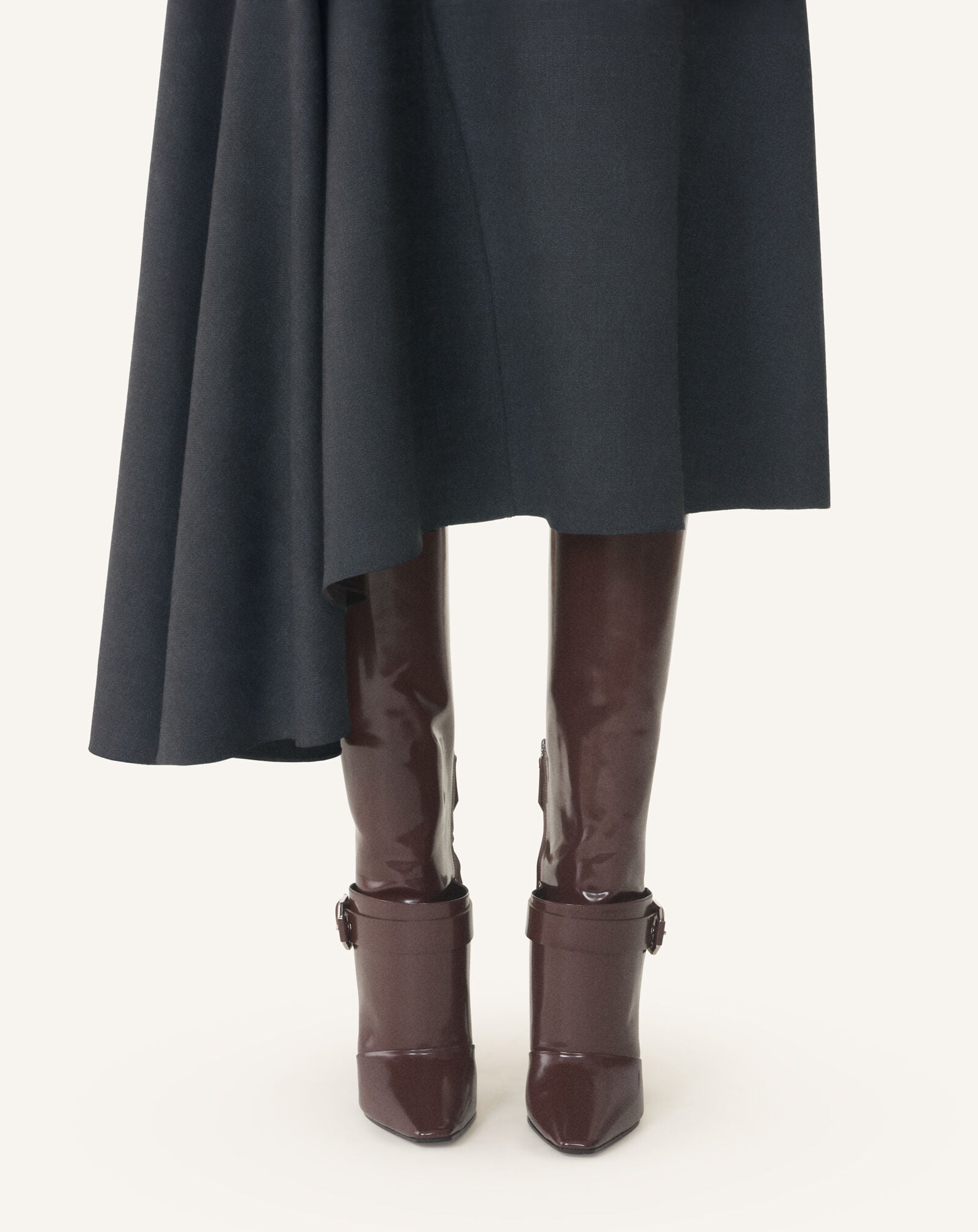 ASYMMETRICAL SKIRT Lanvin ASYMMETRICAL SKIRT Charcoal RWST00516383H26