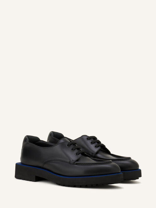 ZAPATOS DERBY DE PIEL SUAVE Lanvin ZAPATOS DERBY DE PIEL SUAVE Negro/Azul FMSHGY00VITEA26