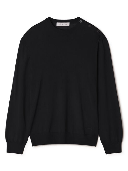 ROUND-NECK JUMPER Lanvin ROUND-NECK JUMPER Black RMPO0012K099A26