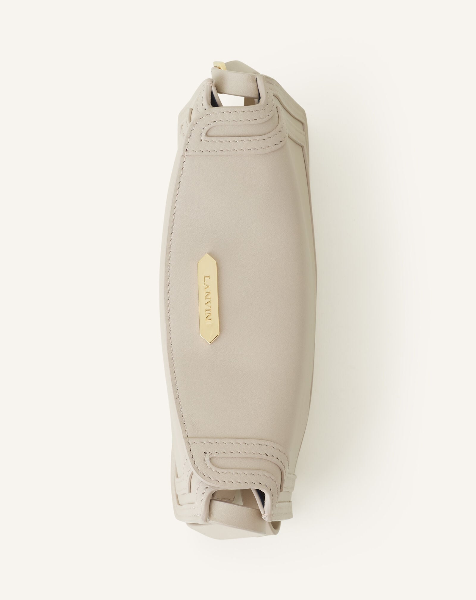 BORSA COMPAGNON 16 IN PELLE Lanvin BORSA COMPAGNON 16 IN PELLE Gesso LWBGLRXSSMLEE26