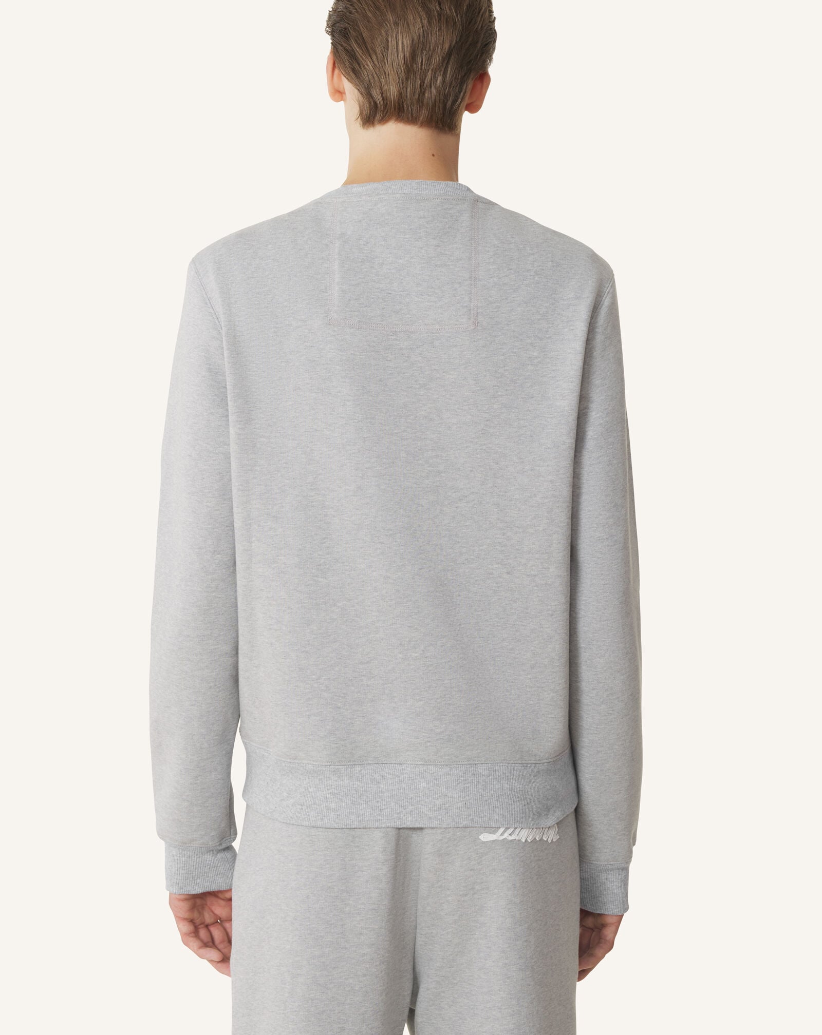 Lanvin SWEATSHIRT RUBAN LANVIN Gris Chine RMSS0001F047P26