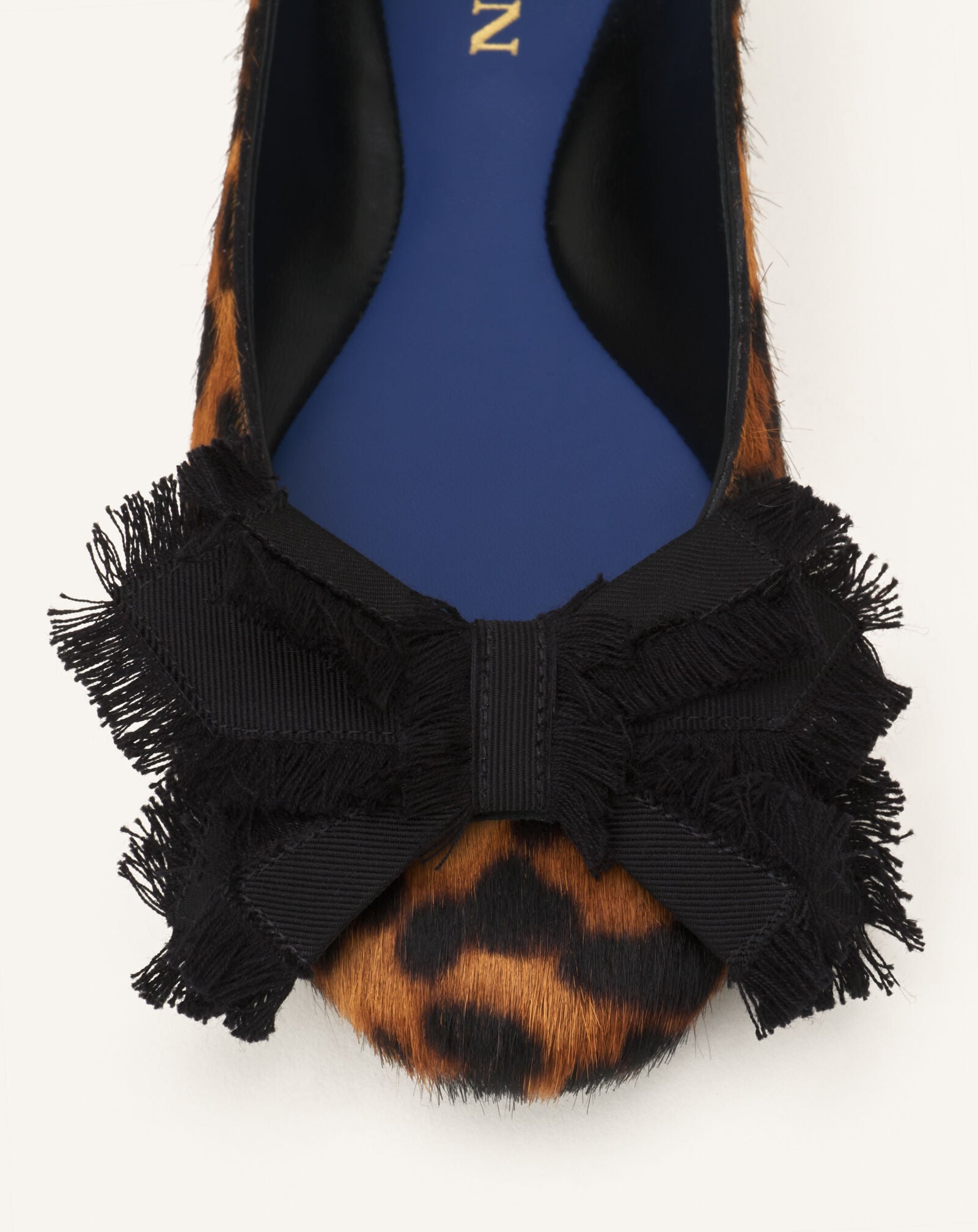 LA BALLERINE NOEUD EN PONY LEOPARD Lanvin LA BALLERINE NOEUD EN PONY LEOPARD Leopard FWBAMB0GPOLEH26