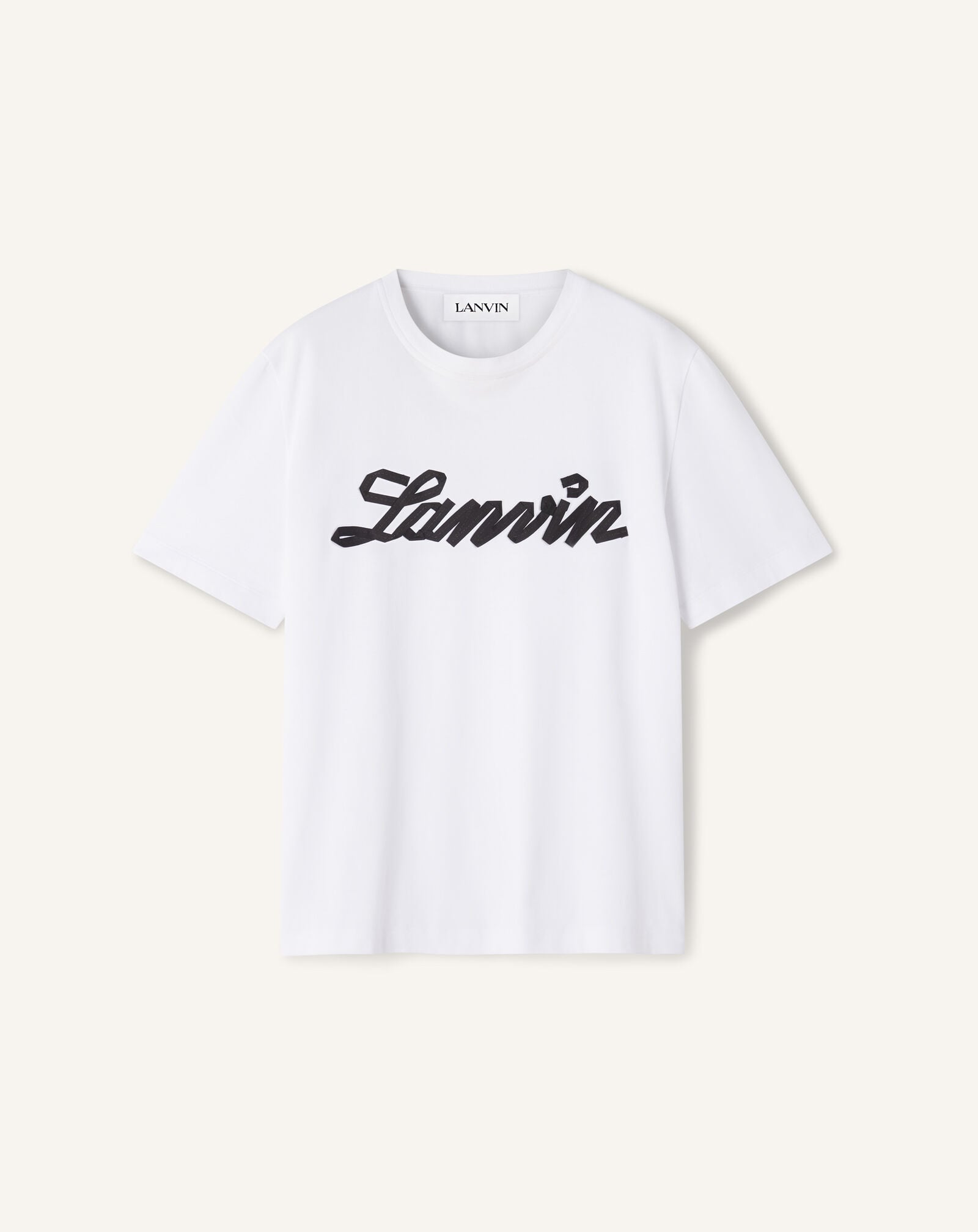 T-SHIRT RUBAN LANVIN Lanvin T-SHIRT RUBAN LANVIN Blanc Optique RMTS0012J308P26