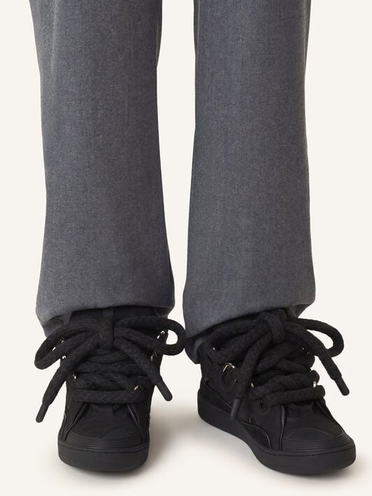 SNEAKERS CURB EFFET SERPENT EN CUIR Lanvin SNEAKERS CURB EFFET SERPENT EN CUIR Noir FUSKDK12ECSKA26