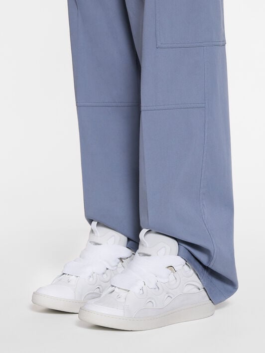 SNEAKER CURB AUS LEDER Lanvin SNEAKER CURB AUS LEDER Weiß FUSKDK12DRAGP25