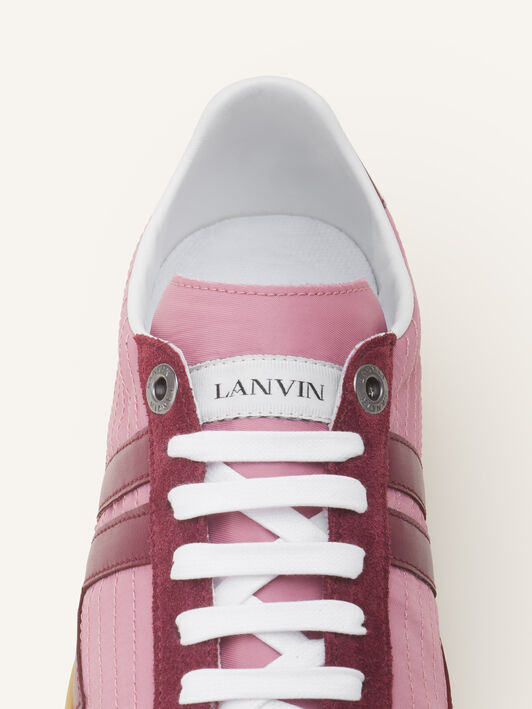 Lanvin SNEAKERS GLEN 2.0 EN NYLON Rose/Bordeaux FUSKZL01NYSQA26