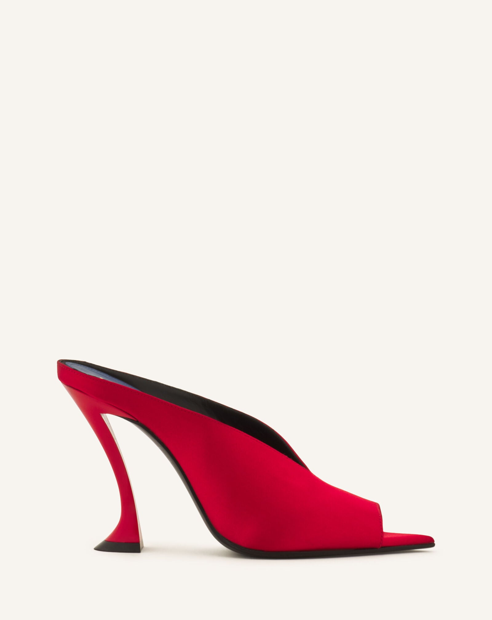 MULE MIDNIGHT STEP EN SATIN Lanvin MULE MIDNIGHT STEP EN SATIN Rouge FWPUGA0DSATIH25