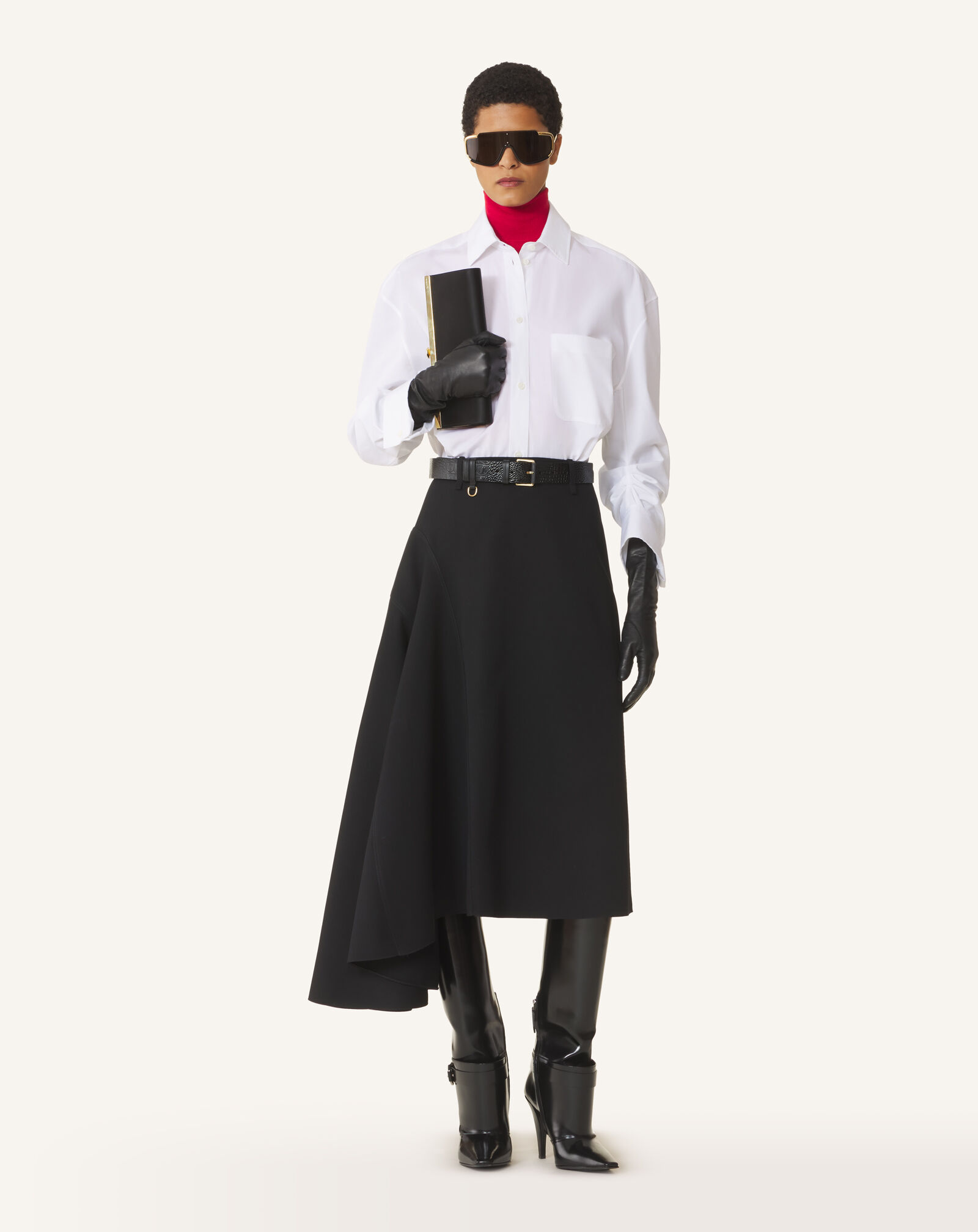 Lanvin GATHERED SLEEVES SHIRT White RWTO01566166H26