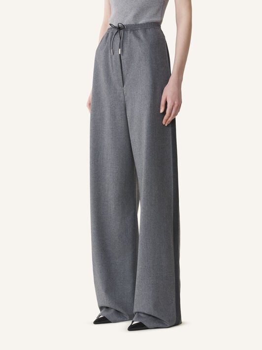 LOOSE FIT TROUSERS Lanvin LOOSE FIT TROUSERS Heather Grey RWTR00156383A26