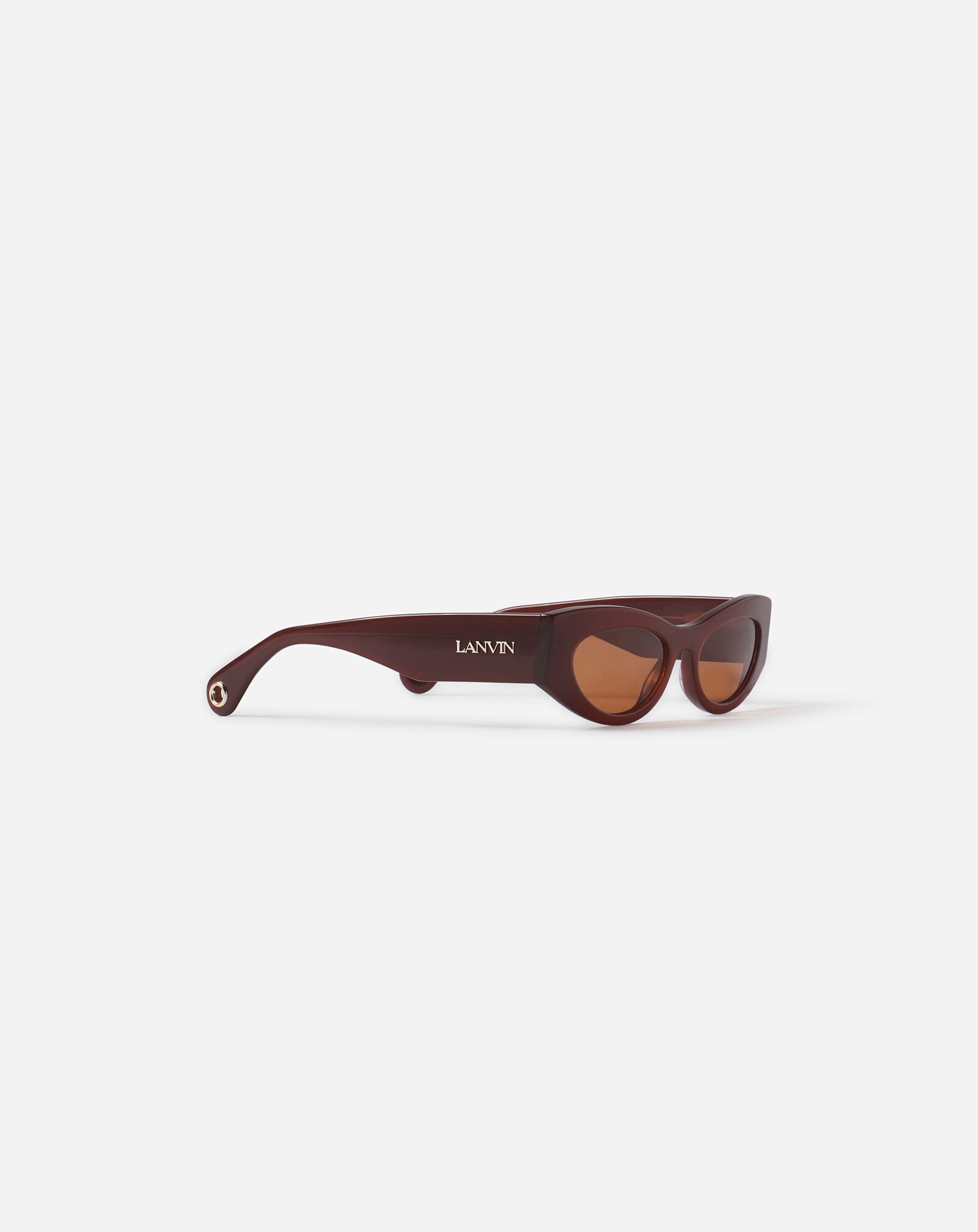 Lanvin LUNETTES DE SOLEIL LOGO LANVIN Marron/Cerise AWEYLOGO669SA24