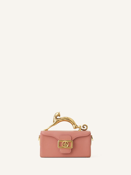 Lanvin SAC PENCIL CAT NANO EN CUIR Rose Foncé LWBGBR03TOPSE23