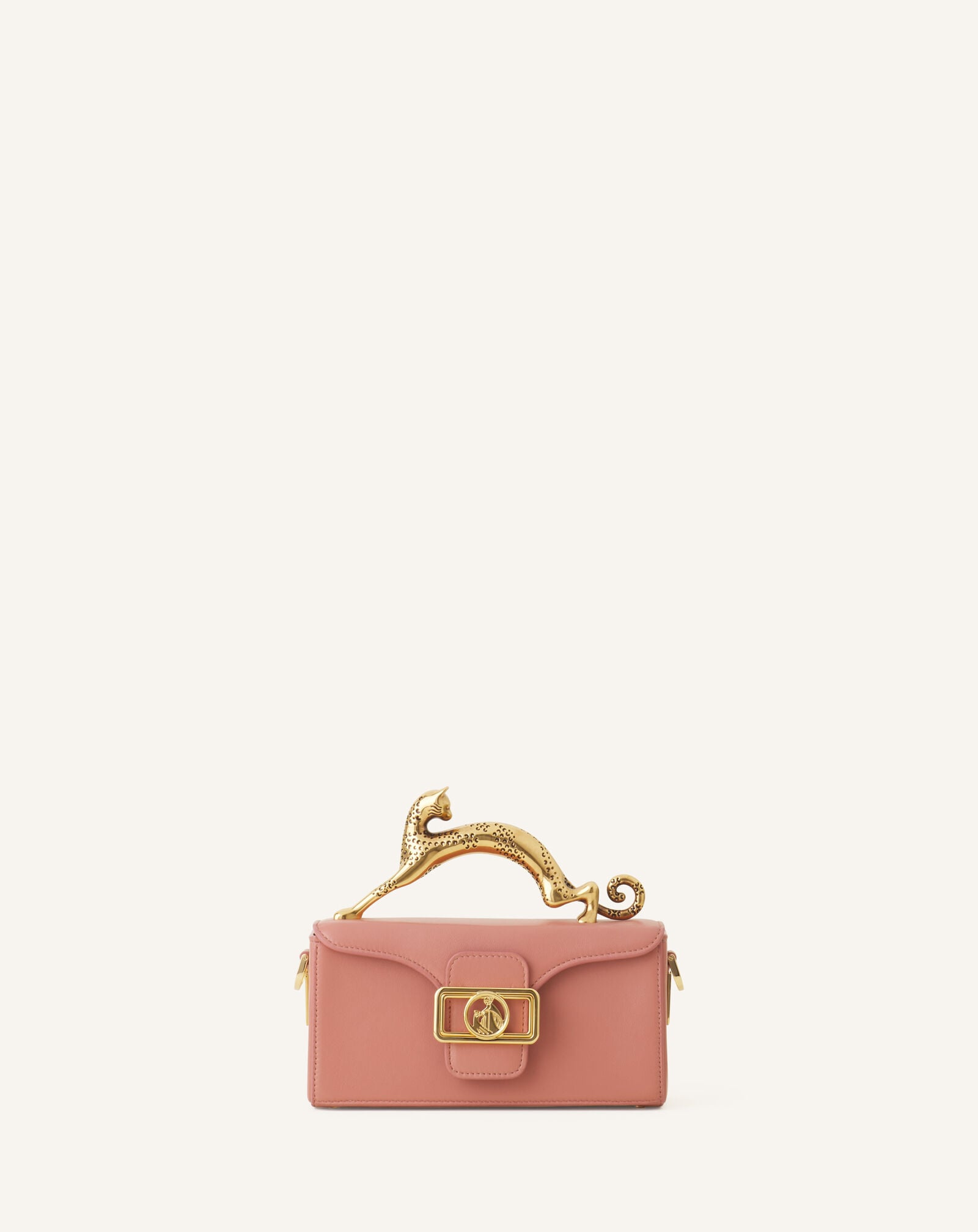 Lanvin SAC PENCIL CAT NANO EN CUIR Rose Foncé LWBGBR03TOPSE23