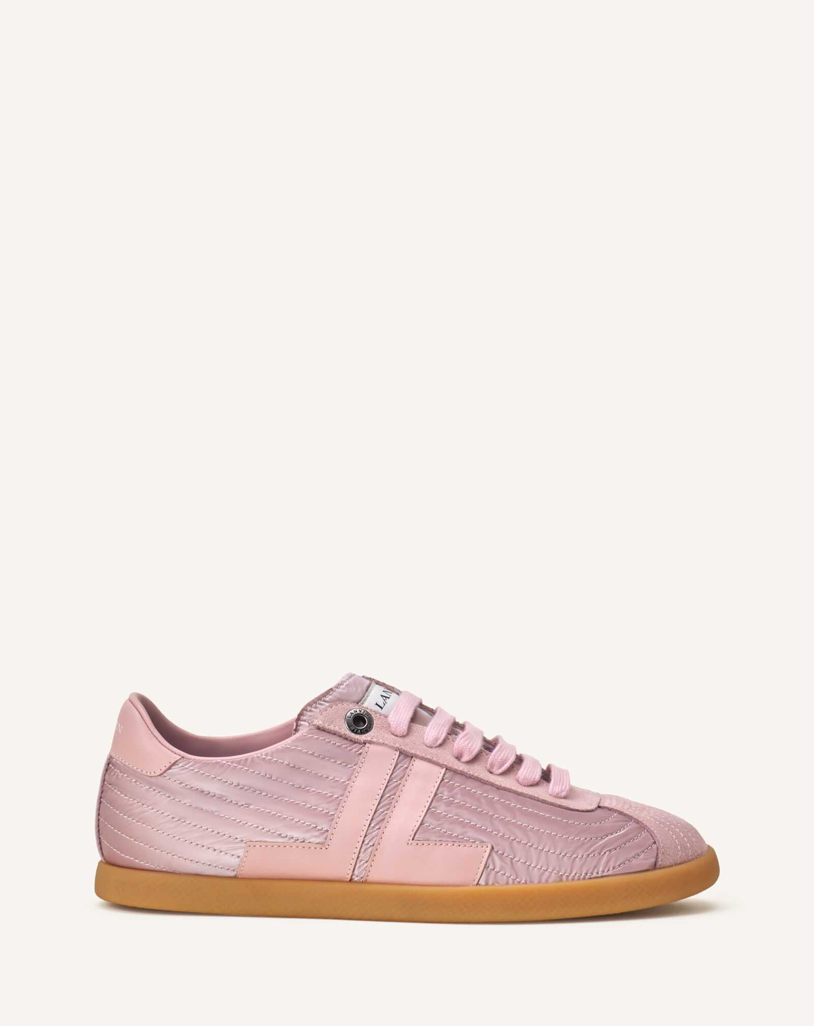 Lanvin GLEN SNEAKER CRUSHED NYLON Light Pink FUSKZL01NYLOH26