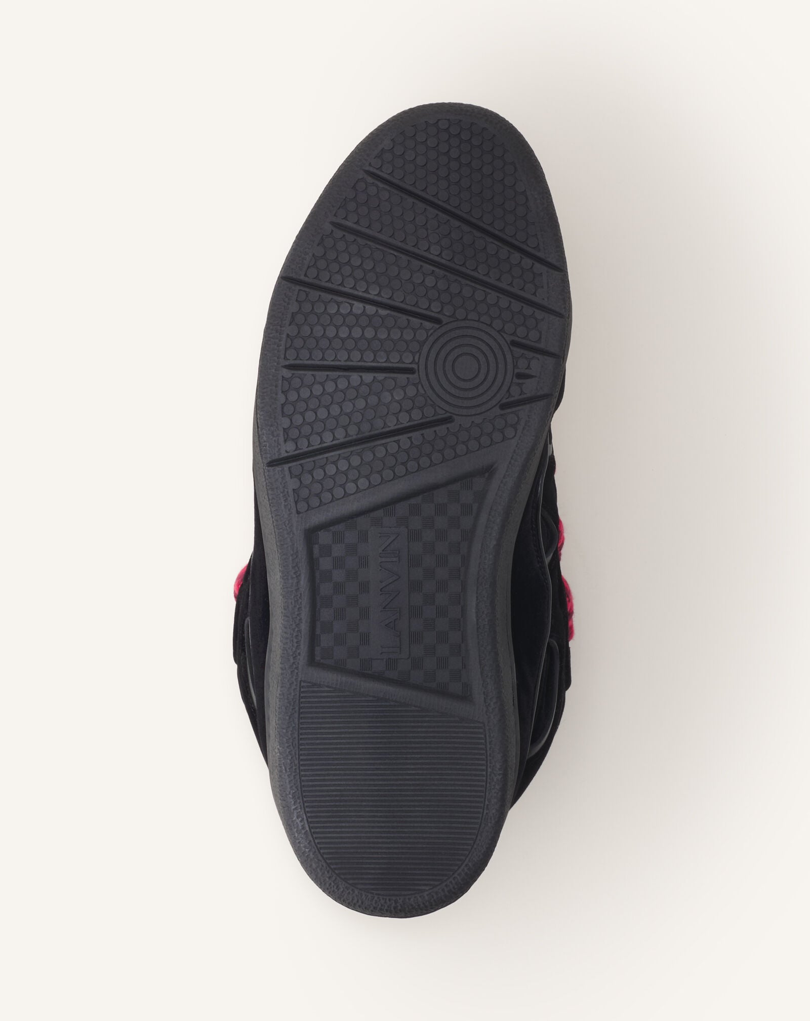 SNEAKERS CURB IN VELLUTO Lanvin SNEAKERS CURB IN VELLUTO Nero FUSKDK12JEVEA26