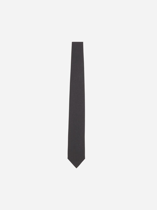 CRAVATTA LANVIN IN RASO BRILLANTE Lanvin CRAVATTA LANVIN IN RASO BRILLANTE Nero AMSALV0ESPARA24