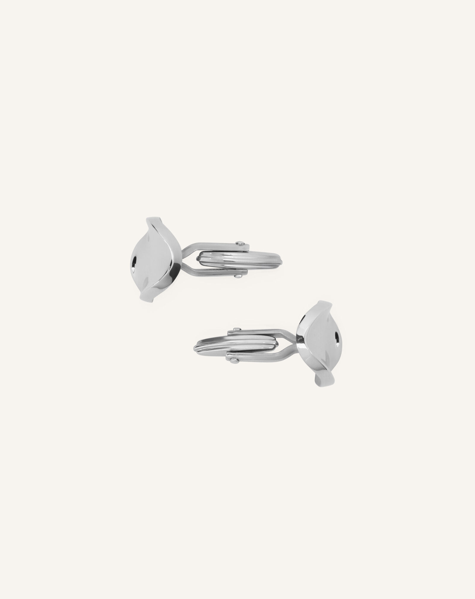 MEN'S CUFFLINKS ROUND METAL Lanvin MEN'S CUFFLINKS ROUND METAL Silver AMCJSCL1LTRMA26