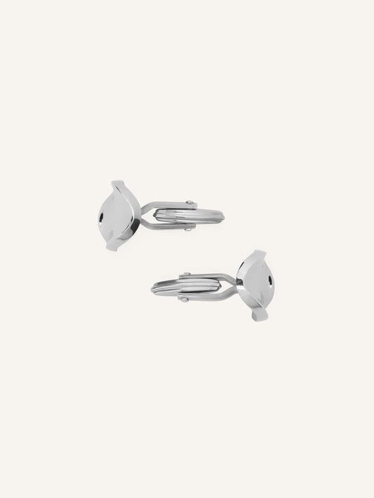 MEN'S CUFFLINKS ROUND METAL Lanvin MEN'S CUFFLINKS ROUND METAL Silver AMCJSCL1LTRMA26