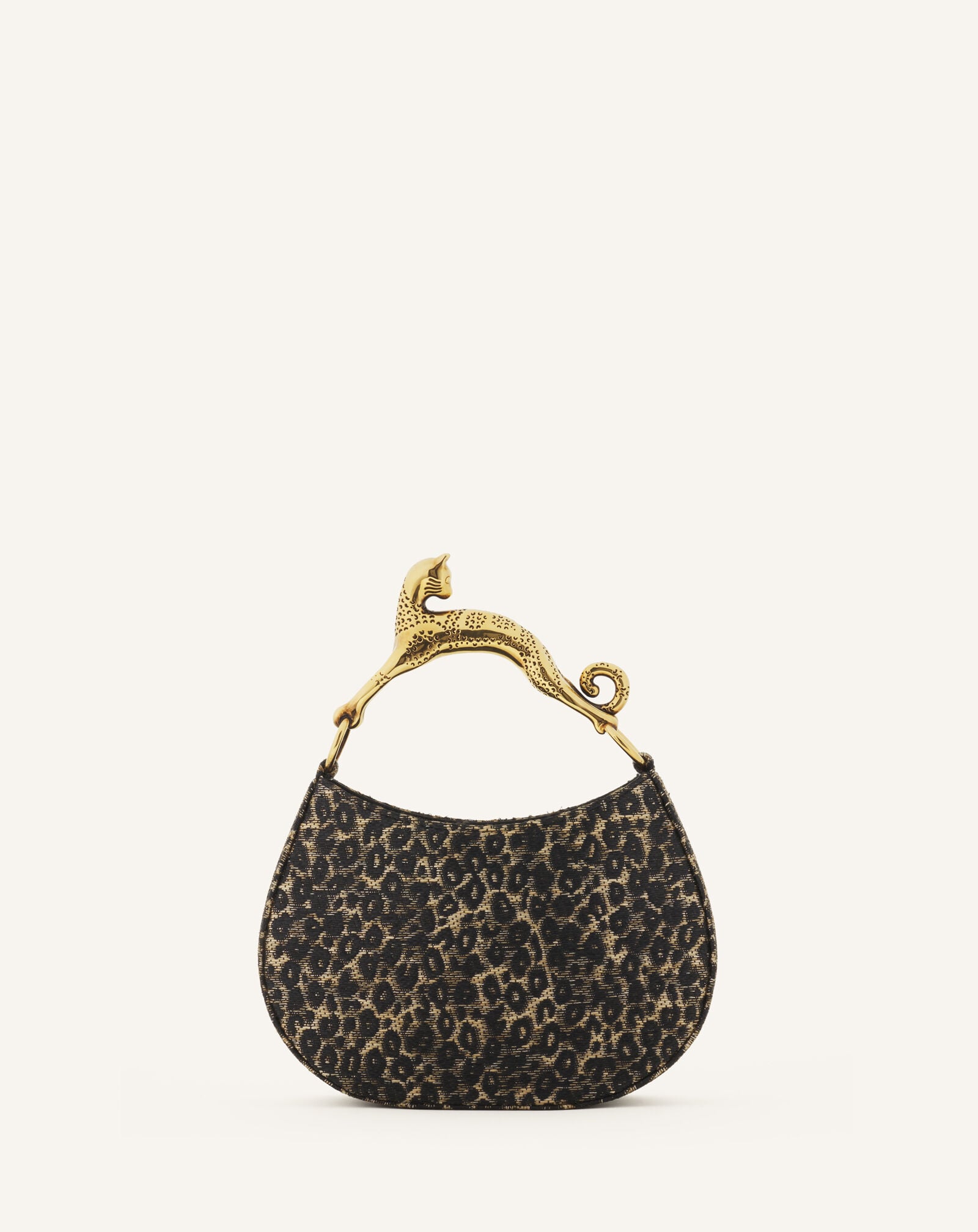 HOBO CAT BAG IN RAFFIA LEOPARD PRINT Lanvin HOBO CAT BAG IN RAFFIA LEOPARD PRINT Beige/Black LWBGSHC1RALEP26
