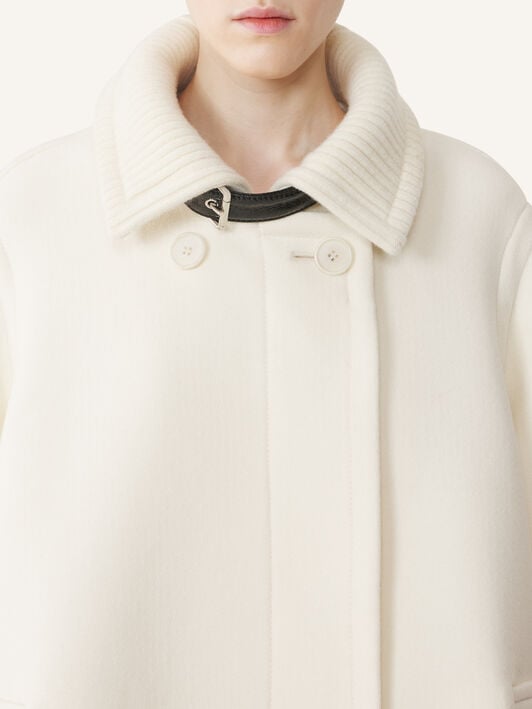 HIGH-NECK SHORT COAT Lanvin HIGH-NECK SHORT COAT Off White RWCO00224724A26