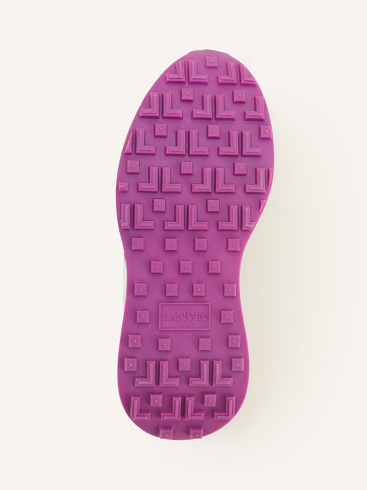 SNEAKER BUMPR AUS NYLON UND MESH Lanvin SNEAKER BUMPR AUS NYLON UND MESH Rot/Lila FUSKBMP1NYMEA26