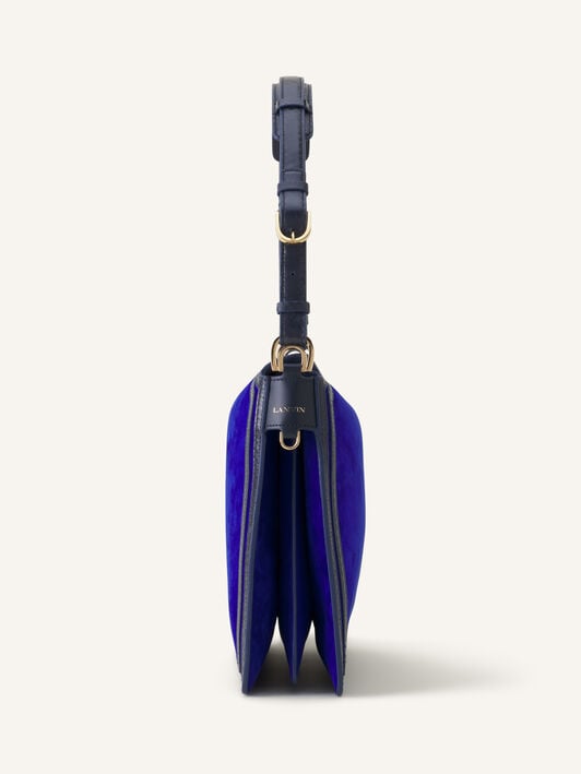 BORSA COMPAGNON IN CAMOSCIO Lanvin BORSA COMPAGNON IN CAMOSCIO Blu Elettrico/Blu Scuro LWBGLRMMNUAYP26