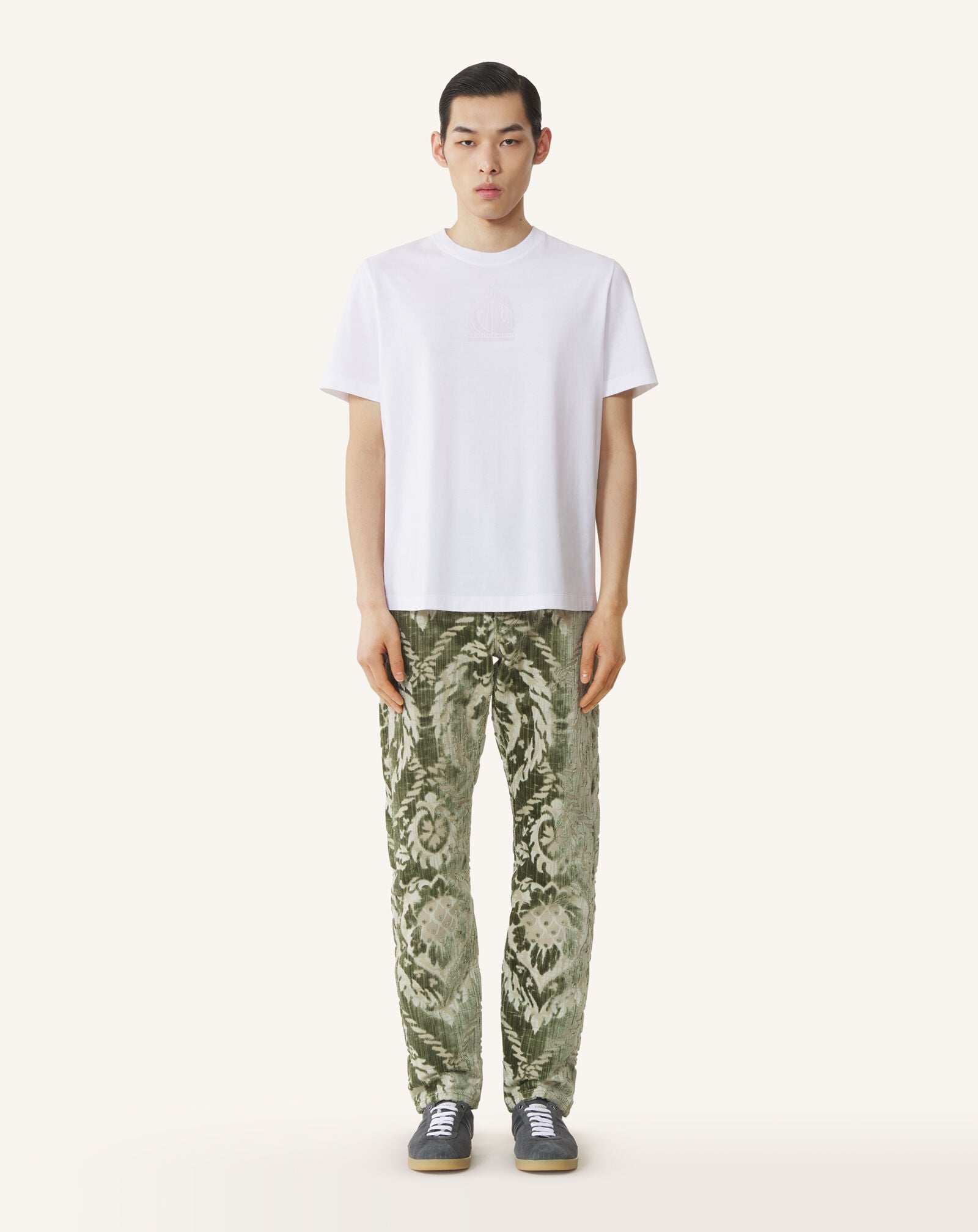 T-SHIRT LOGO M&D Lanvin T-SHIRT LOGO M&D Optic White RMTS0012J321A26