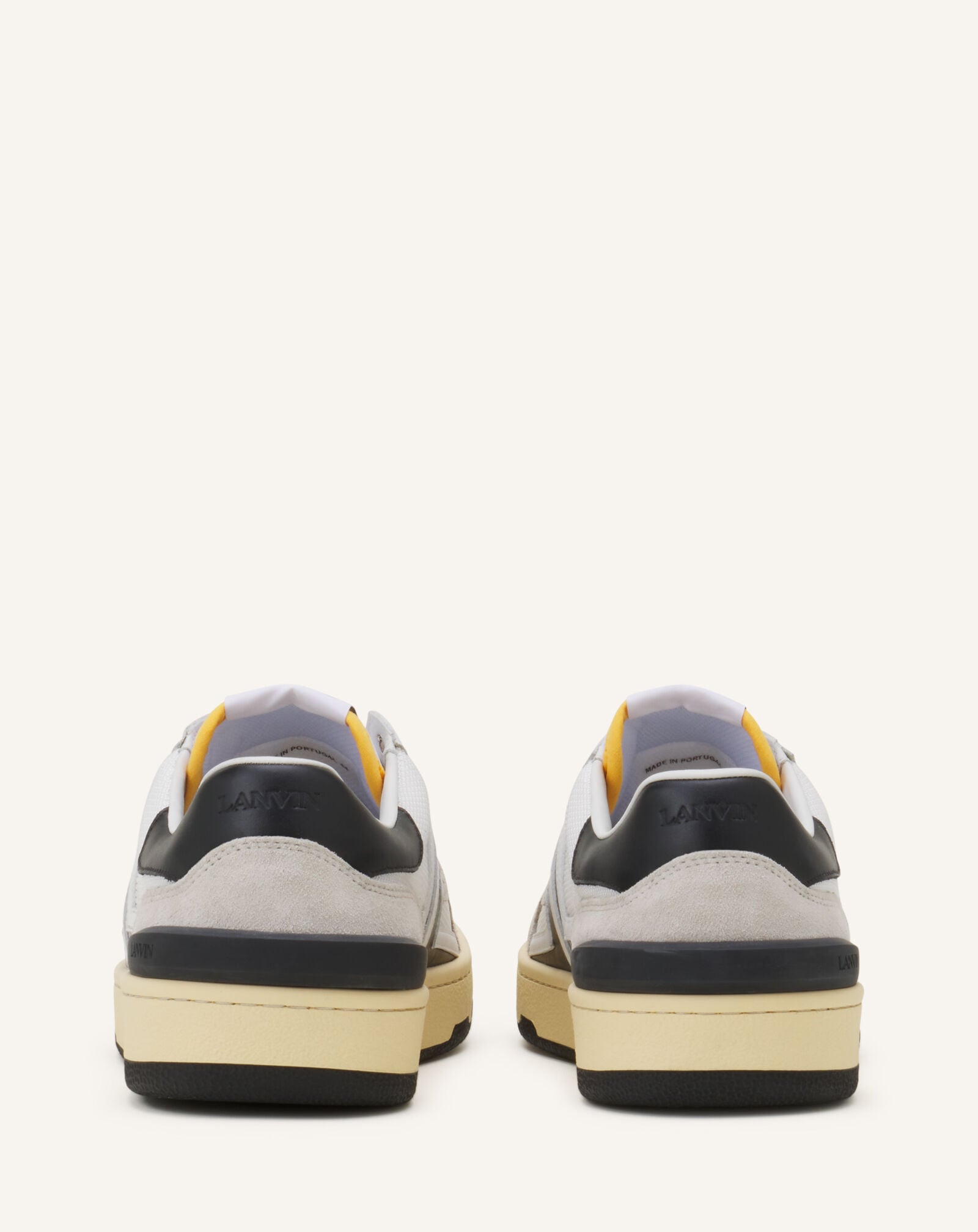 SNEAKERS CLAY EN MESH Lanvin SNEAKERS CLAY EN MESH Blanc/Noir FUSKDK00NAS1P25
