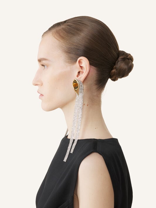 BOUCLES D'OREILLES PENDANTES TWIST Lanvin BOUCLES D'OREILLES PENDANTES TWIST Or AWCJFBO4LGDTA26