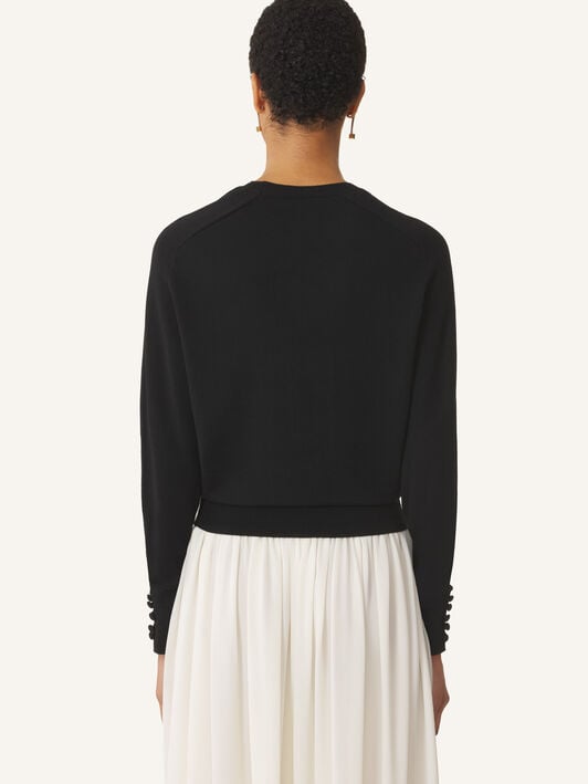 PIERCING DETAIL SHORT JUMPER Lanvin PIERCING DETAIL SHORT JUMPER Black RWPO0064K129H26