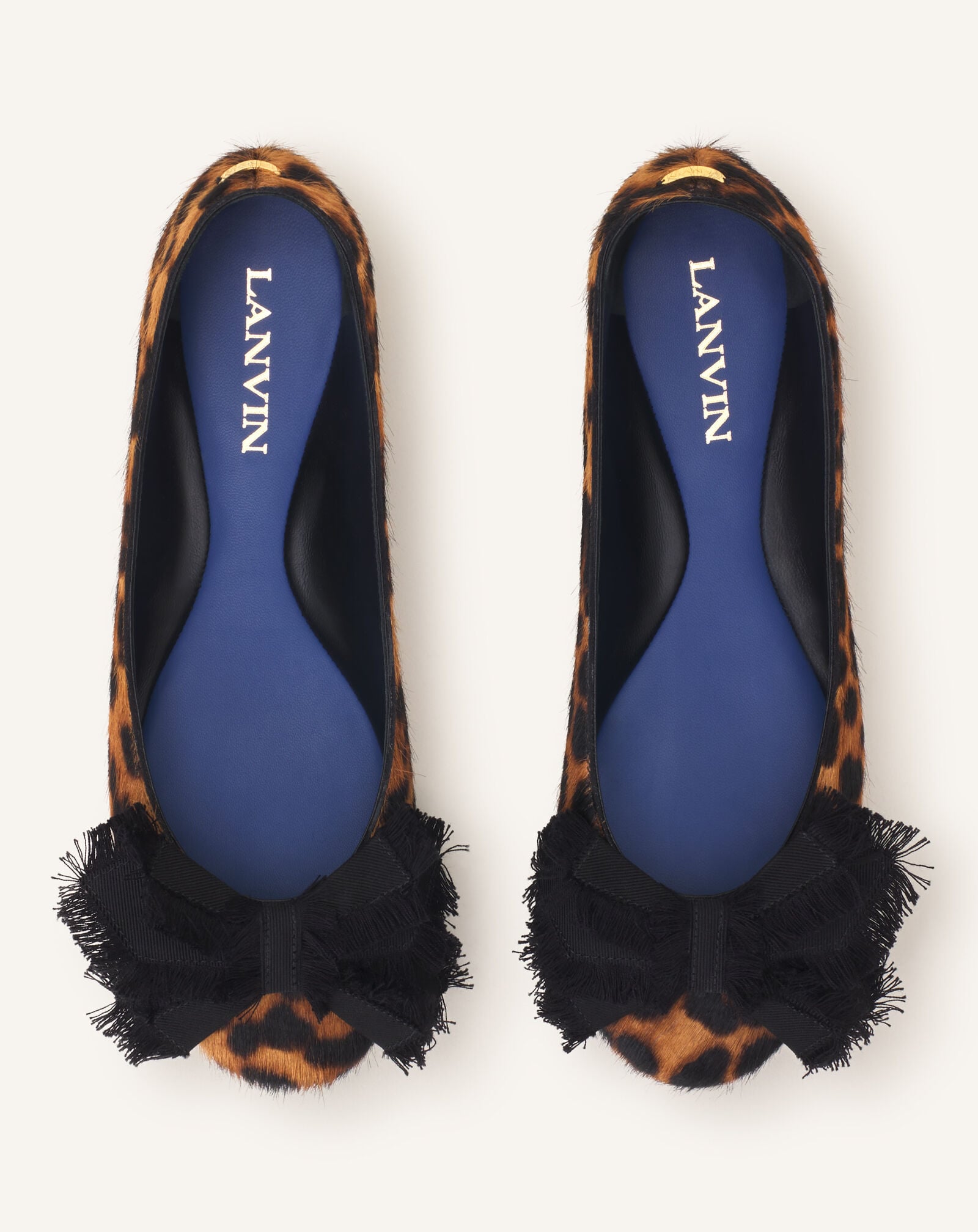 LA BALLERINE NOEUD EN PONY LEOPARD Lanvin LA BALLERINE NOEUD EN PONY LEOPARD Leopard FWBAMB0GPOLEH26