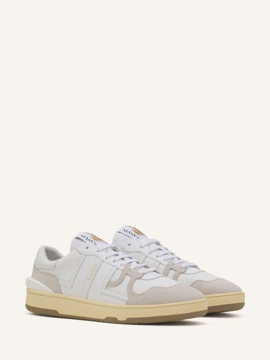 SNEAKERS CLAY IN MESH E PELLE Lanvin SNEAKERS CLAY IN MESH E PELLE Bianco FUSKDK00NASHP25