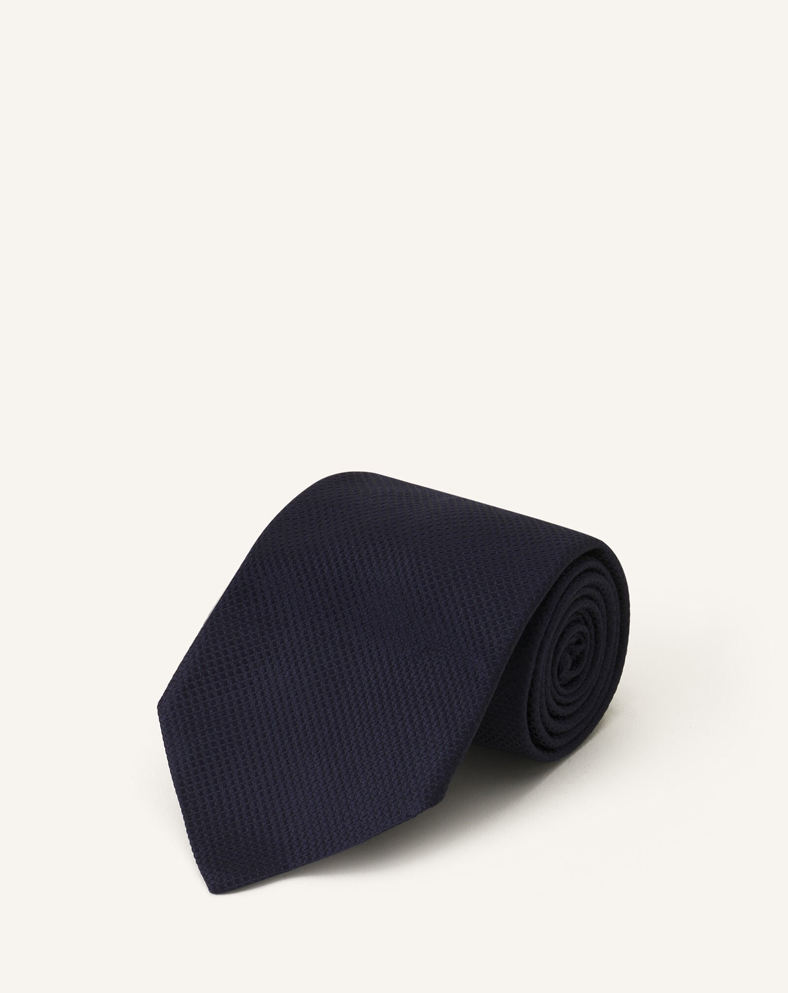 PLAIN SILK PIQUE TIE Lanvin PLAIN SILK PIQUE TIE Navy Blue AMSACCV21SUNH25