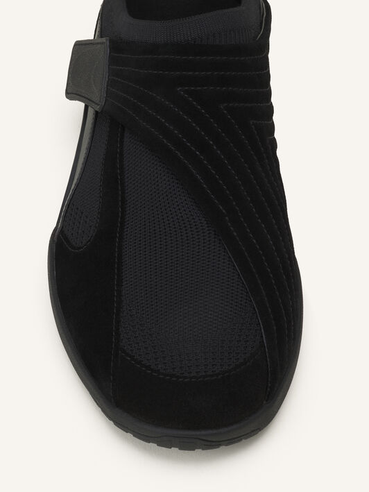 SNEAKERS LNV1 EN MAILLE ET DAIM Lanvin SNEAKERS LNV1 EN MAILLE ET DAIM Noir FUSKDK0IKNSUE26