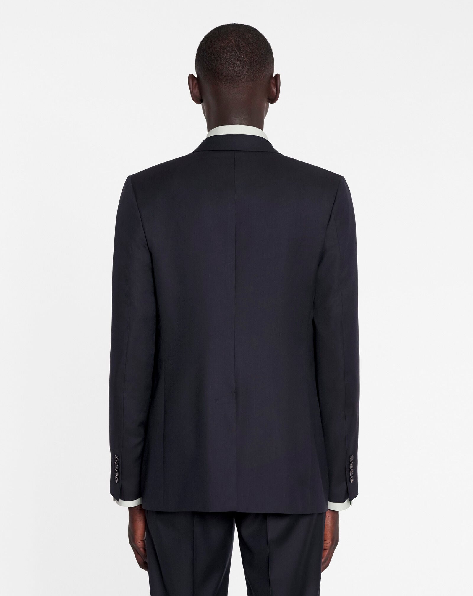 SINGLE BREASTED FLAP POCKETS JACKET Lanvin SINGLE BREASTED FLAP POCKETS JACKET Navy Blue RMJA00054916P23