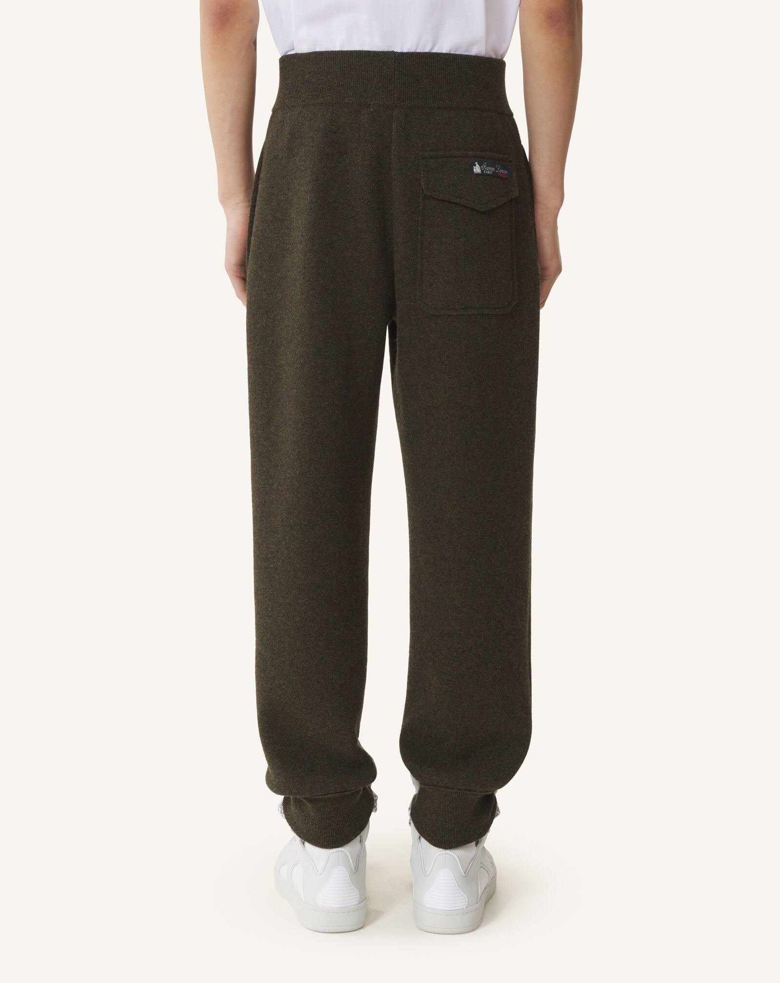 PANTALON DE JOGGING EN LAINE Lanvin PANTALON DE JOGGING EN LAINE Ebene RMTR0033K066A26