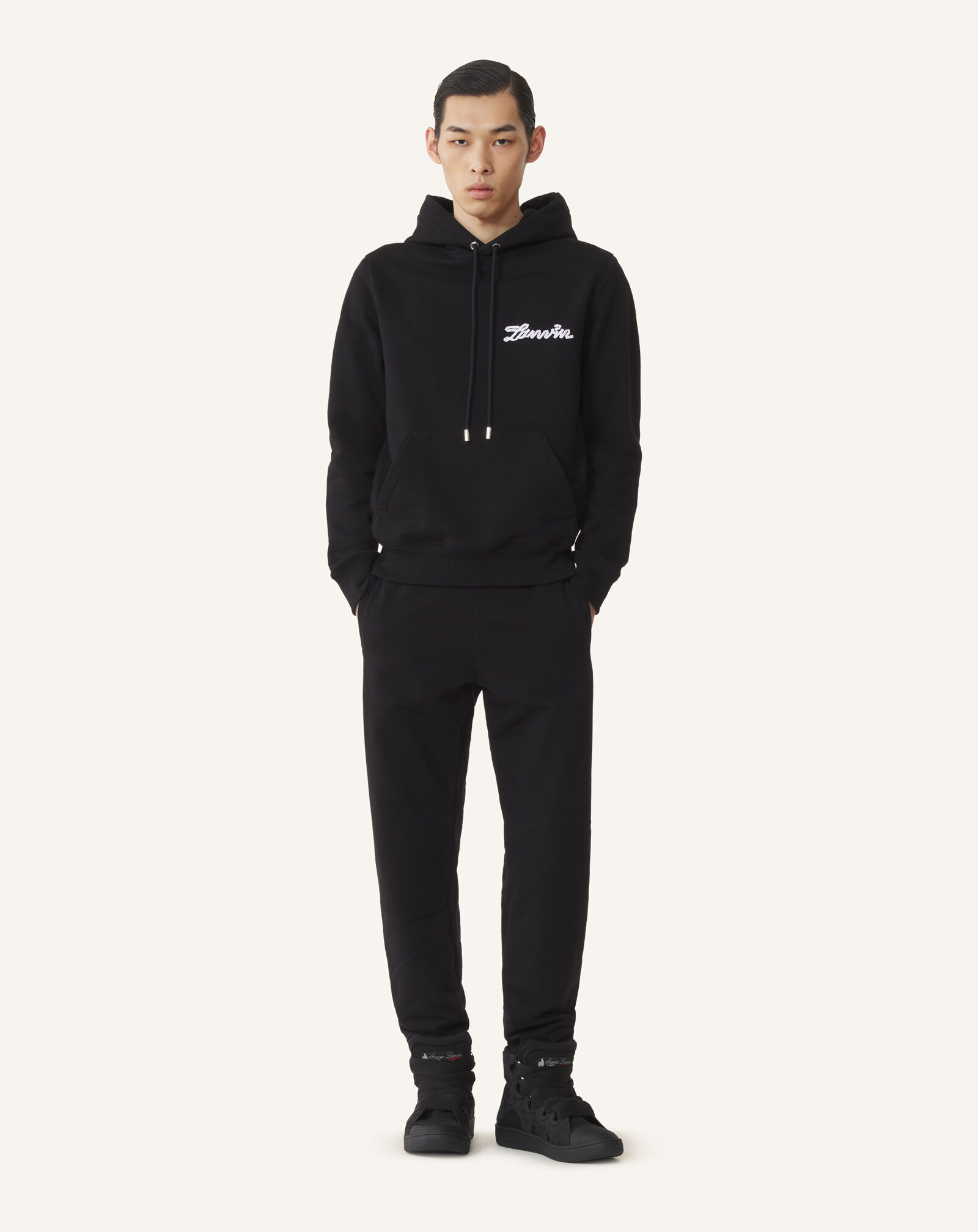 JOGGINGHOSE LANVIN RIBBON AUS BAUMWOLLE Lanvin JOGGINGHOSE LANVIN RIBBON AUS BAUMWOLLE Schwarz RMTR0130F009A26