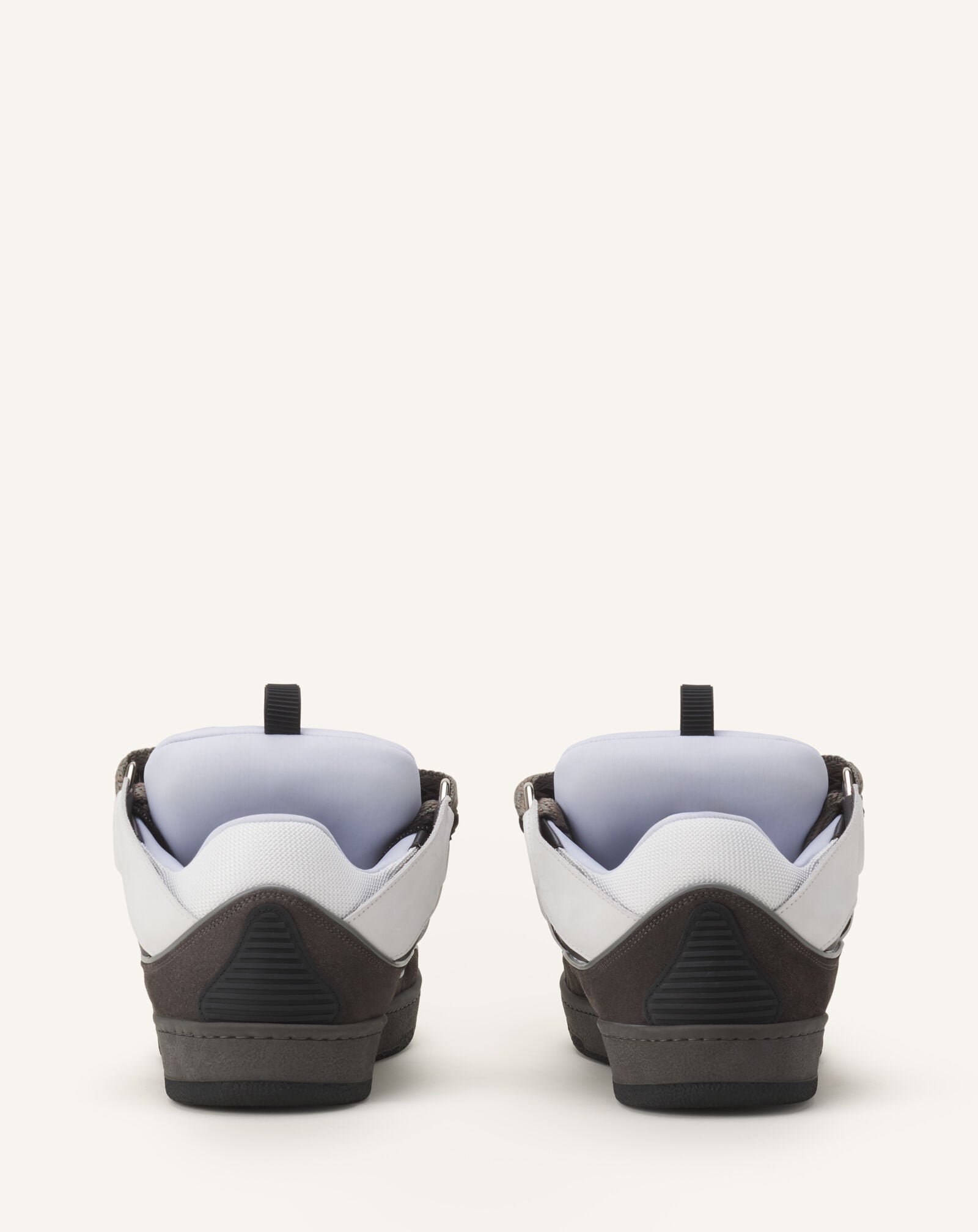 SNEAKERS CURB IN PELLE Lanvin SNEAKERS CURB IN PELLE Grigio Scuro/Grigio FUSKDK12BICOE25