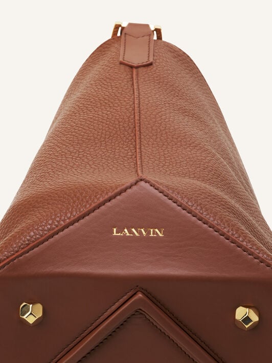 BORSA SECCHIELLO CATCH BY LANVIN IN PELLE A GRANA Lanvin BORSA SECCHIELLO CATCH BY LANVIN IN PELLE A GRANA Castagna LWBGLQMMGRCAH25