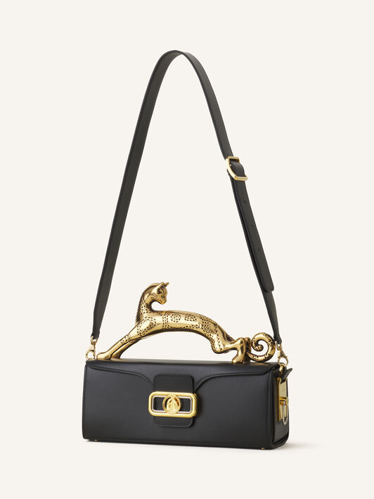 BORSA PENCIL CAT IN PELLE Lanvin BORSA PENCIL CAT IN PELLE Nero LWBGBR05PALME20