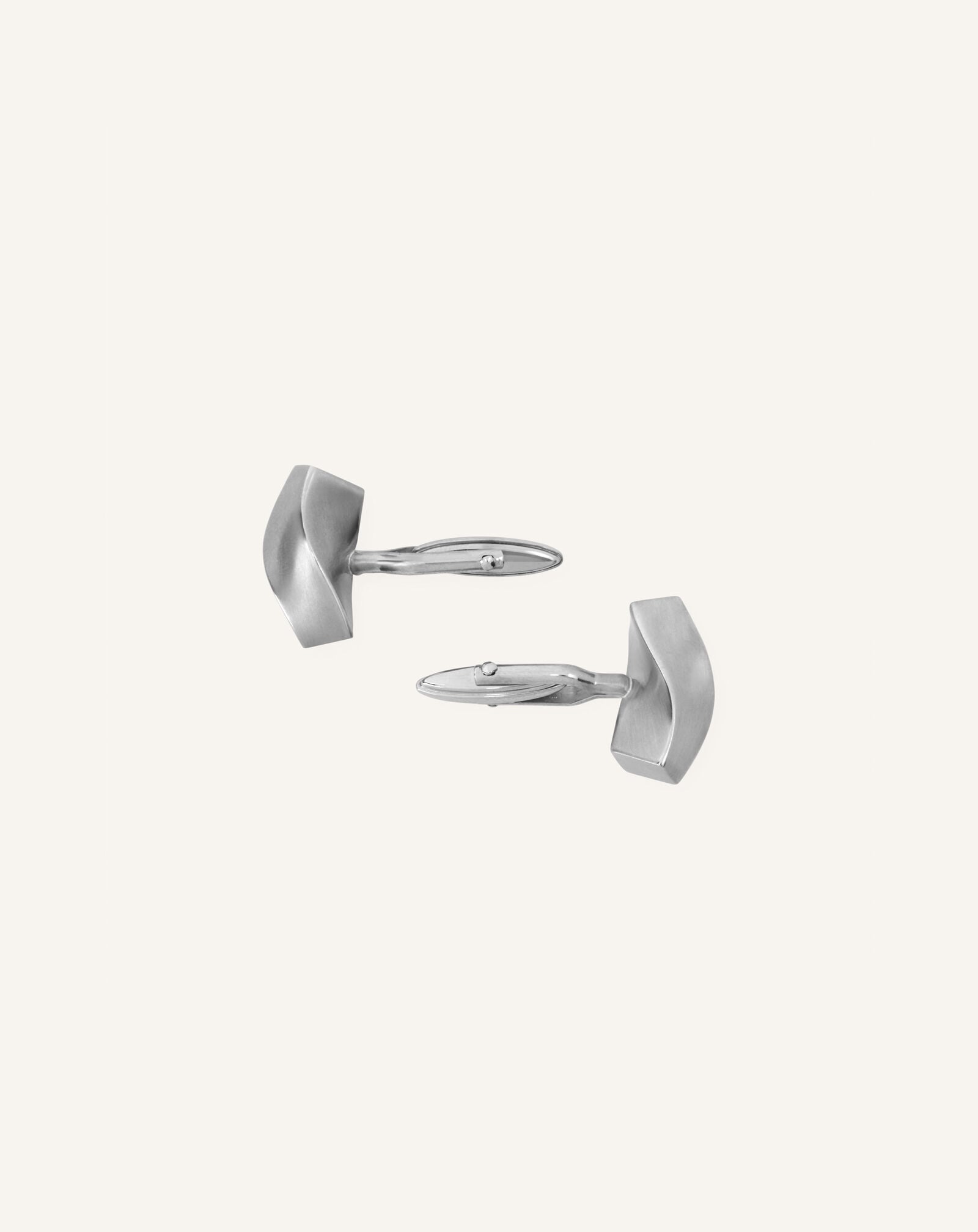 MEN'S CUFFLINKS WAVE IN METAL Lanvin MEN'S CUFFLINKS WAVE IN METAL Silver AMCJSCL1LTWAA26