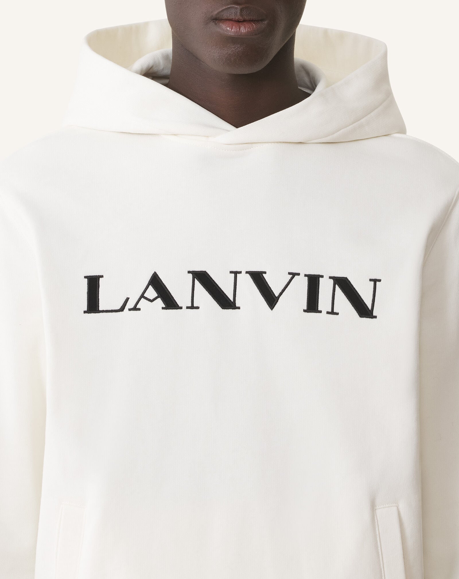 HOODIE BRODÉ LANVIN EN COTON Lanvin HOODIE BRODÉ LANVIN EN COTON Toile RMHO0005F300H25