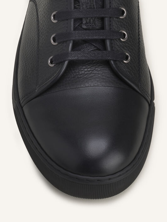 Lanvin SNEAKERS DBB1 EN CUIR NAPPA ET CUIR GRAINÉ Noir FMSKDBB1GNLEA26