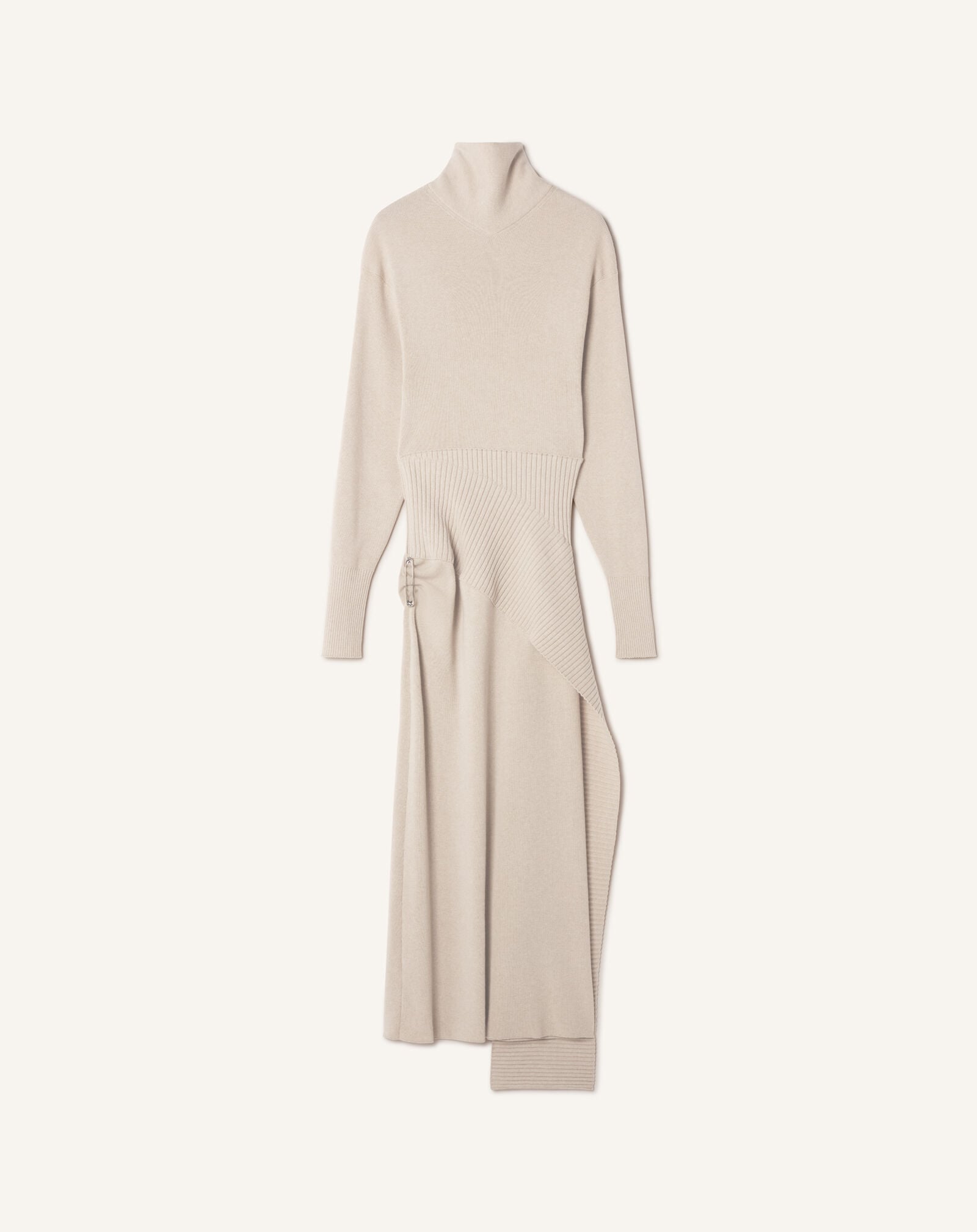 ROBE MI-LONGUE EN LAINE ET CACHEMIRE Lanvin ROBE MI-LONGUE EN LAINE ET CACHEMIRE Lune RWDR0040K065H25