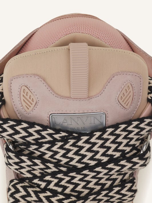 SNEAKERS CURB IN PELLE Lanvin SNEAKERS CURB IN PELLE Rosa Pallido FUSKDK12DRA2P25