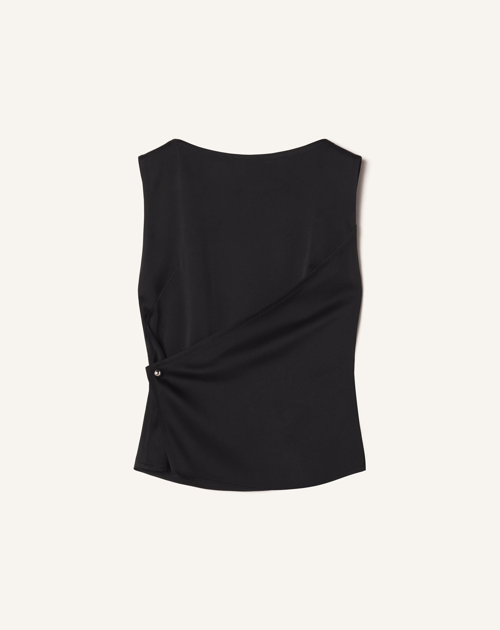 SLEEVELESS BUTTONED TOP Lanvin SLEEVELESS BUTTONED TOP Black RWTO00126390A26