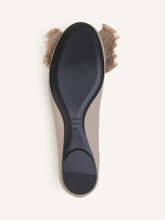 THE BOW BALLERINA FLAT Lanvin THE BOW BALLERINA FLAT Sand FWBAMB0GNAPPA26
